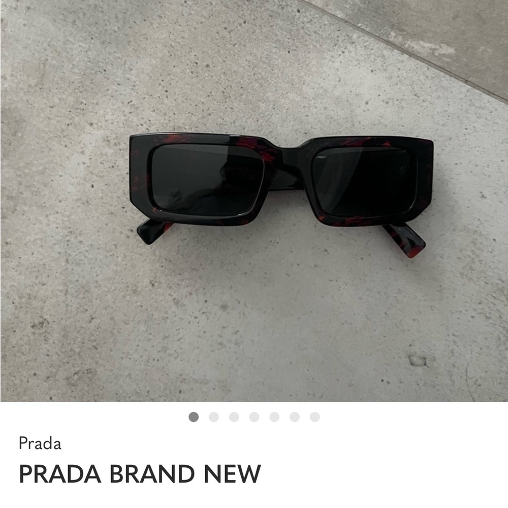 Prada Black and Brown Sunglasses